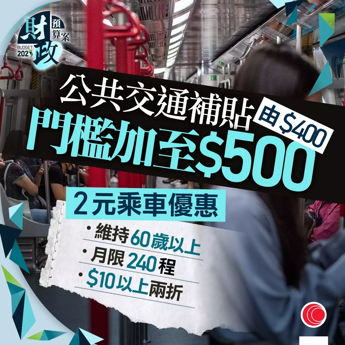 預算案2025｜離境稅增至$200 薪俸稅寬減上限1,500元交通補貼領取門檻升一文睇清重點政策- 有線寬頻i-CABLE