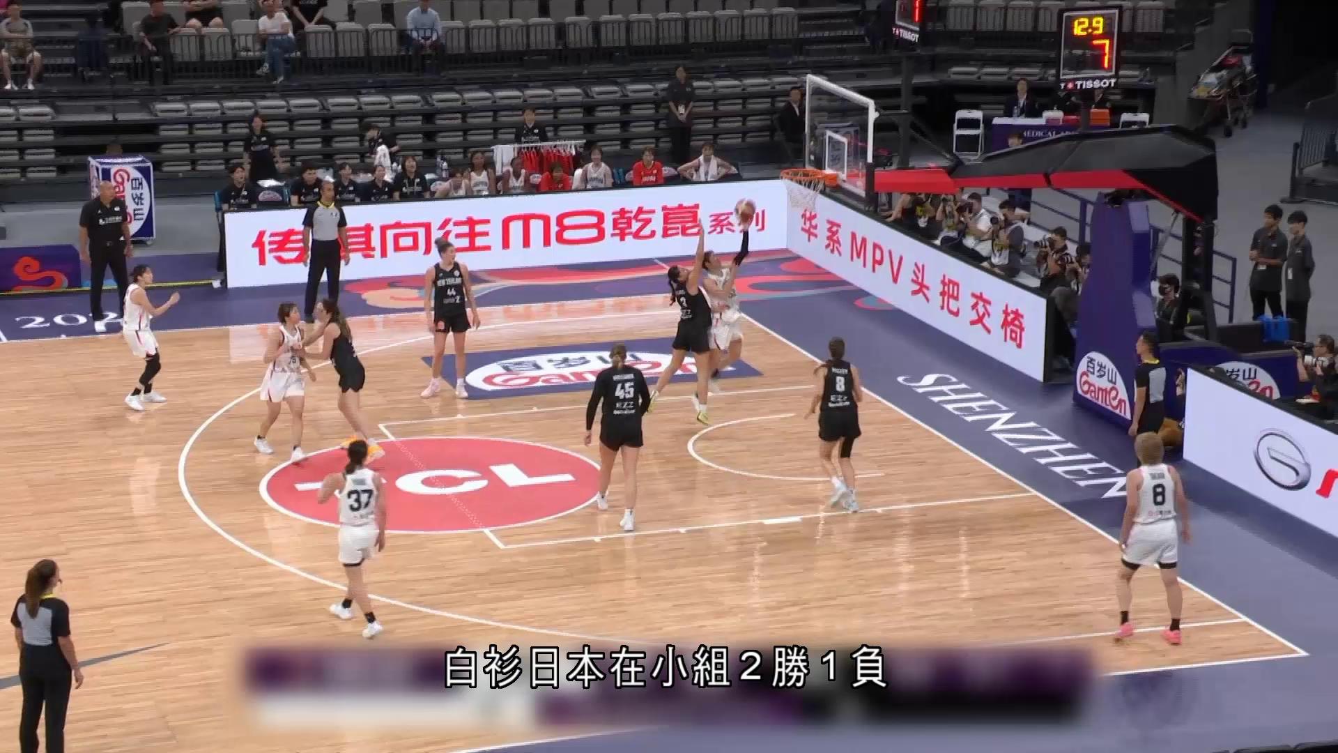 亞洲盃女子籃球賽　日本77比62擊敗新西蘭晉級準決賽
