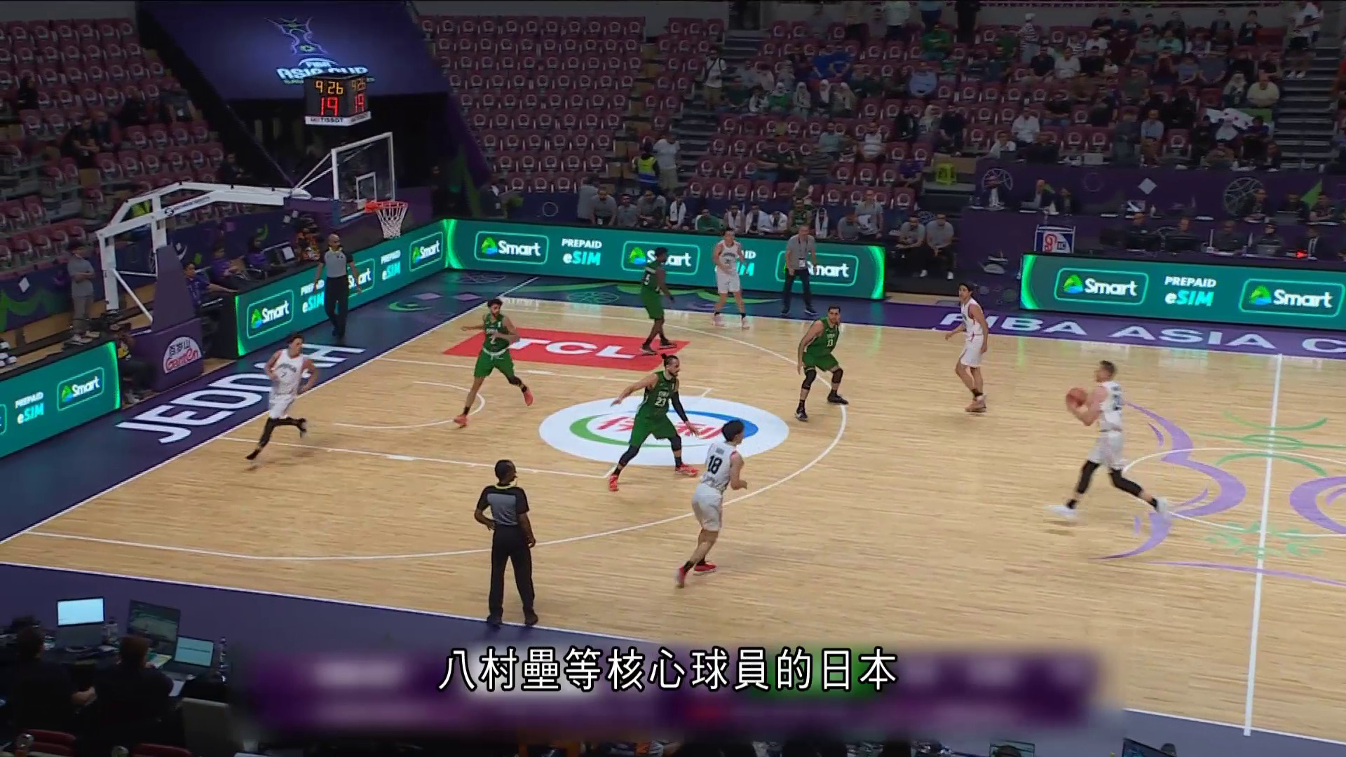 亞洲盃男子籃球賽　日本99比68大勝敘利亞
