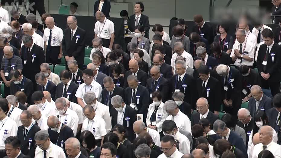 二戰日本投降80周年　各地舉行悼念活動