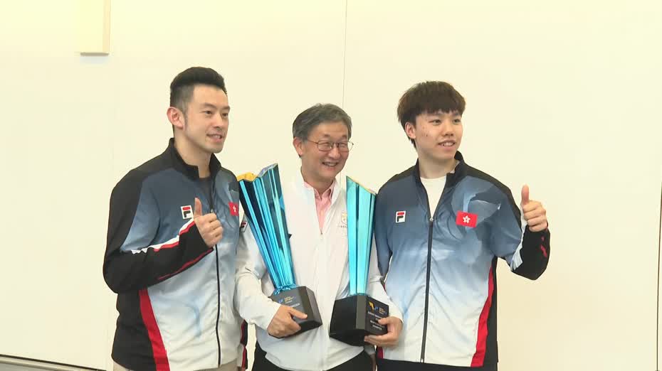 瑞典乒乓大滿貫　黃鎮廷、陳顥樺男雙奪金凱旋
