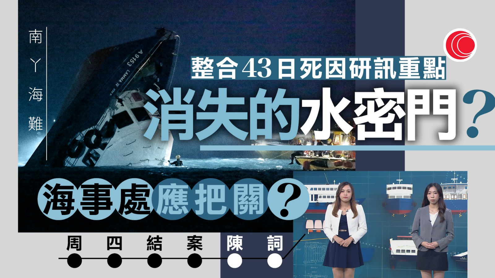 南丫海難｜死因研訊歷時43日、逾70證人　揭尾艙無水密門　船廠、海事處互推責任