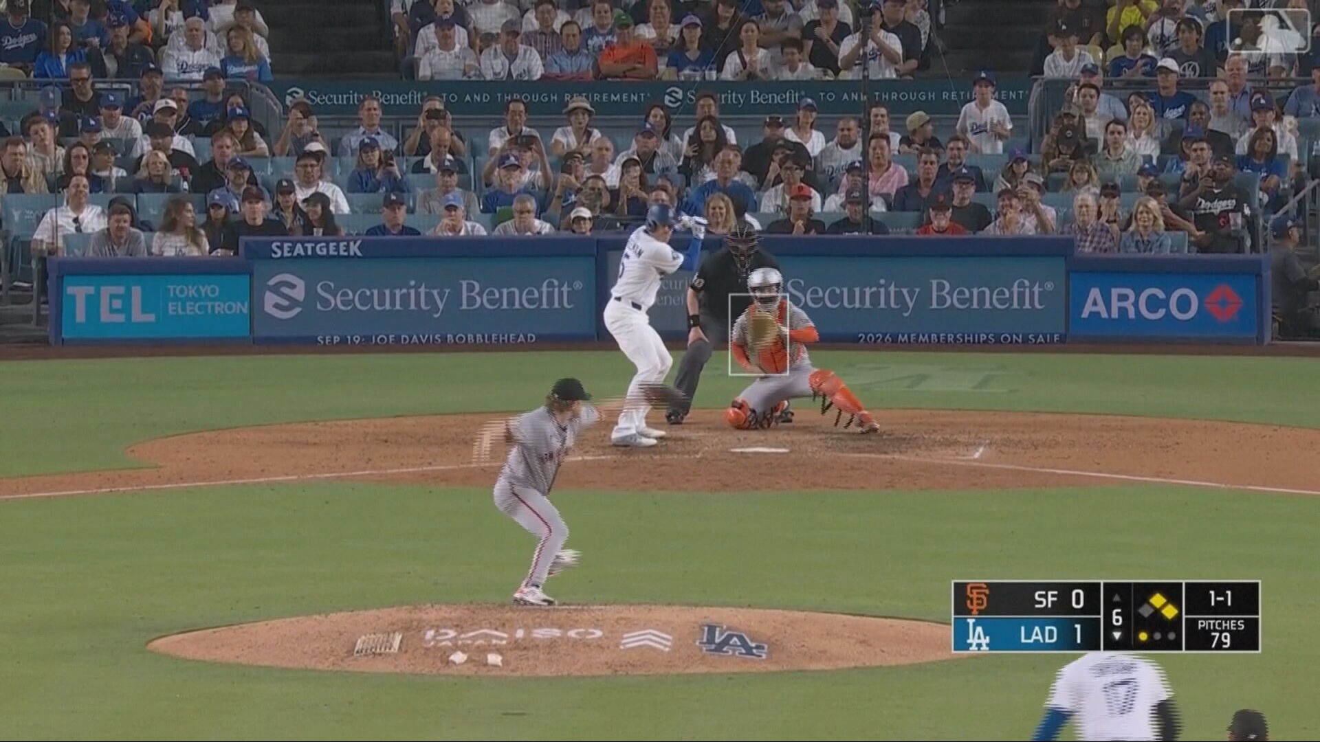 MLB｜道奇2比1擊敗巨人隊