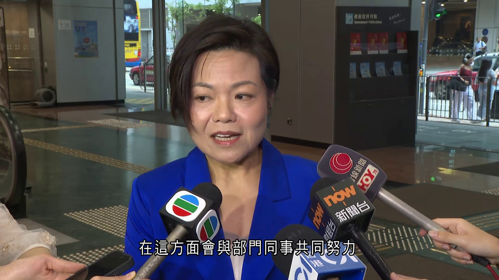 新任物流署署長郭黃穎琦履新　承諾檢視制度　推主人翁文化促改革