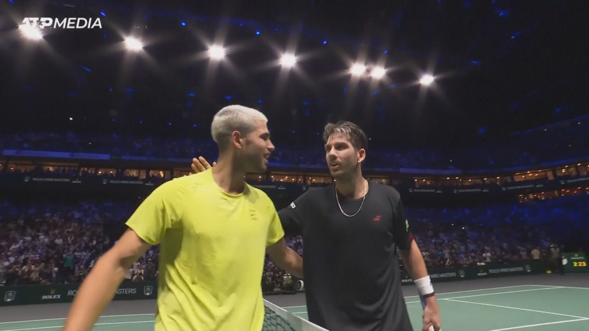 巴黎網球精英賽　艾卡拉斯不敵諾利次圈出局