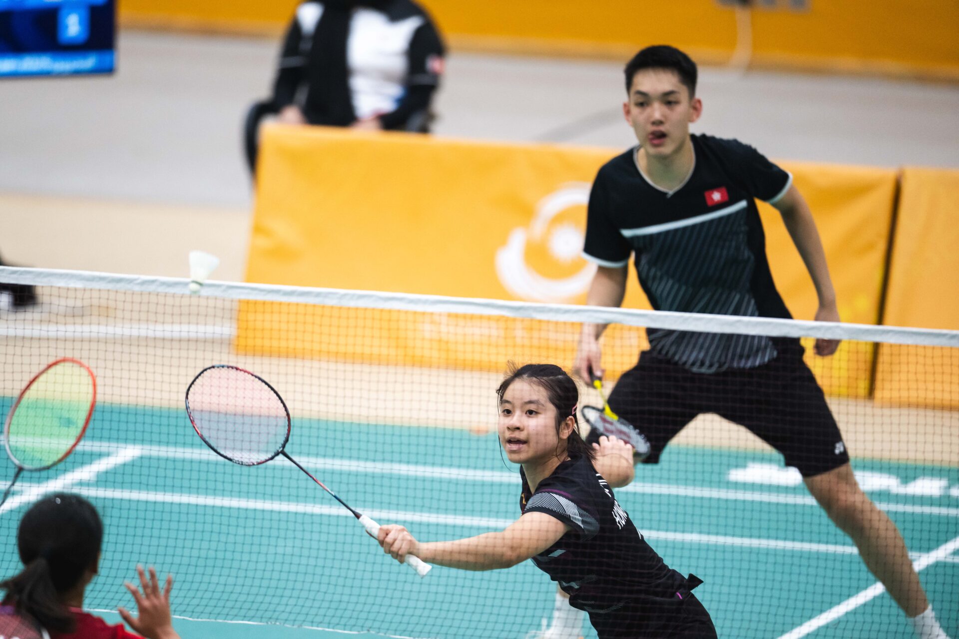 亞青運 張世成、朱穎姿奪羽毛球混雙銀牌