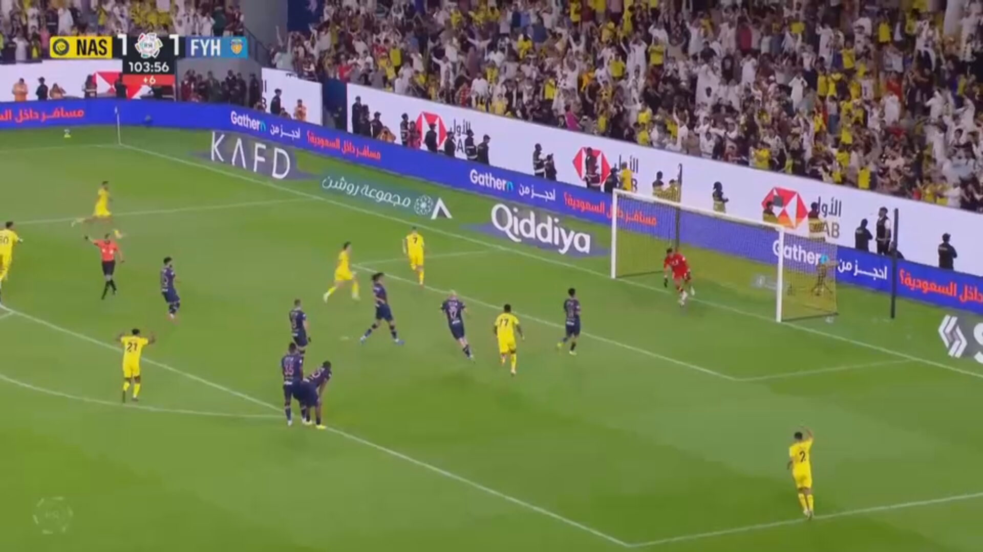 沙特聯賽　艾納斯2比1擊敗艾費哈