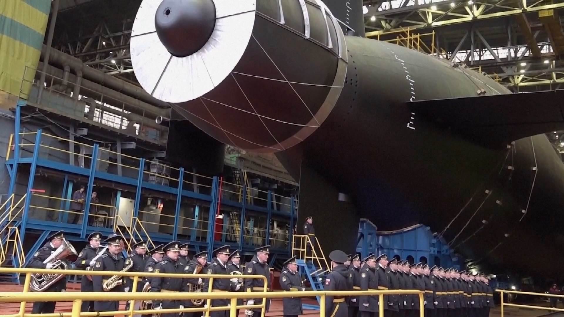 俄羅斯新核動力潛艇出塢　據報可搭載12枚「波塞冬」核魚雷