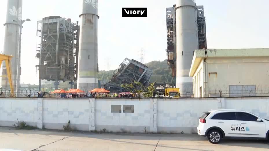 南韓蔚山發電廠鍋爐倒塌事故　至少一死　仍有五人被困