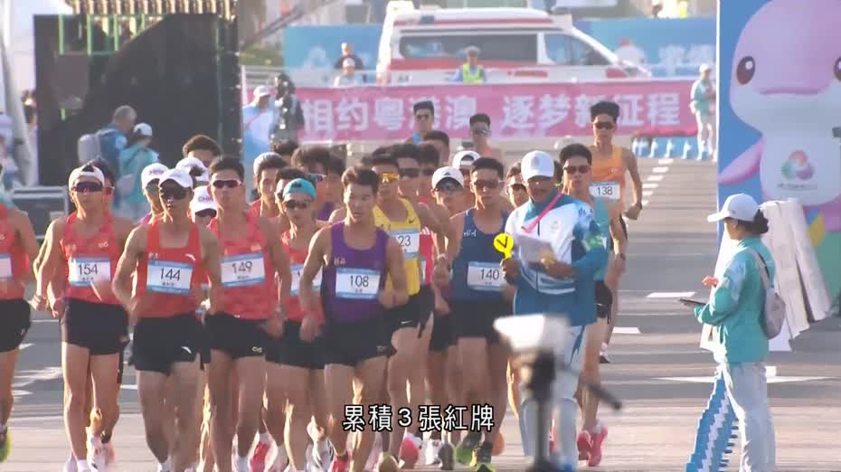 全運會｜男子競步決賽　雲南張俊奪金　港隊錢文傑32名完成