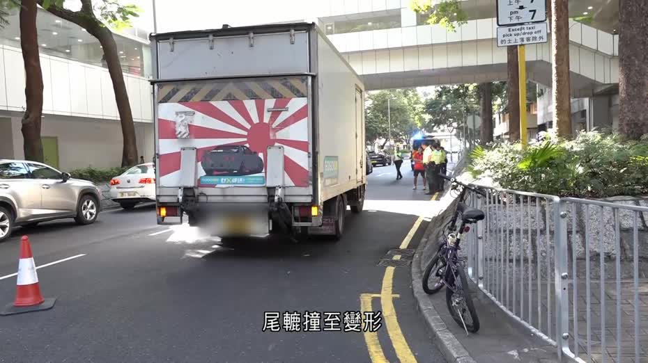 大埔過路漢捱貨車撞斃　20歲P牌男司機被捕