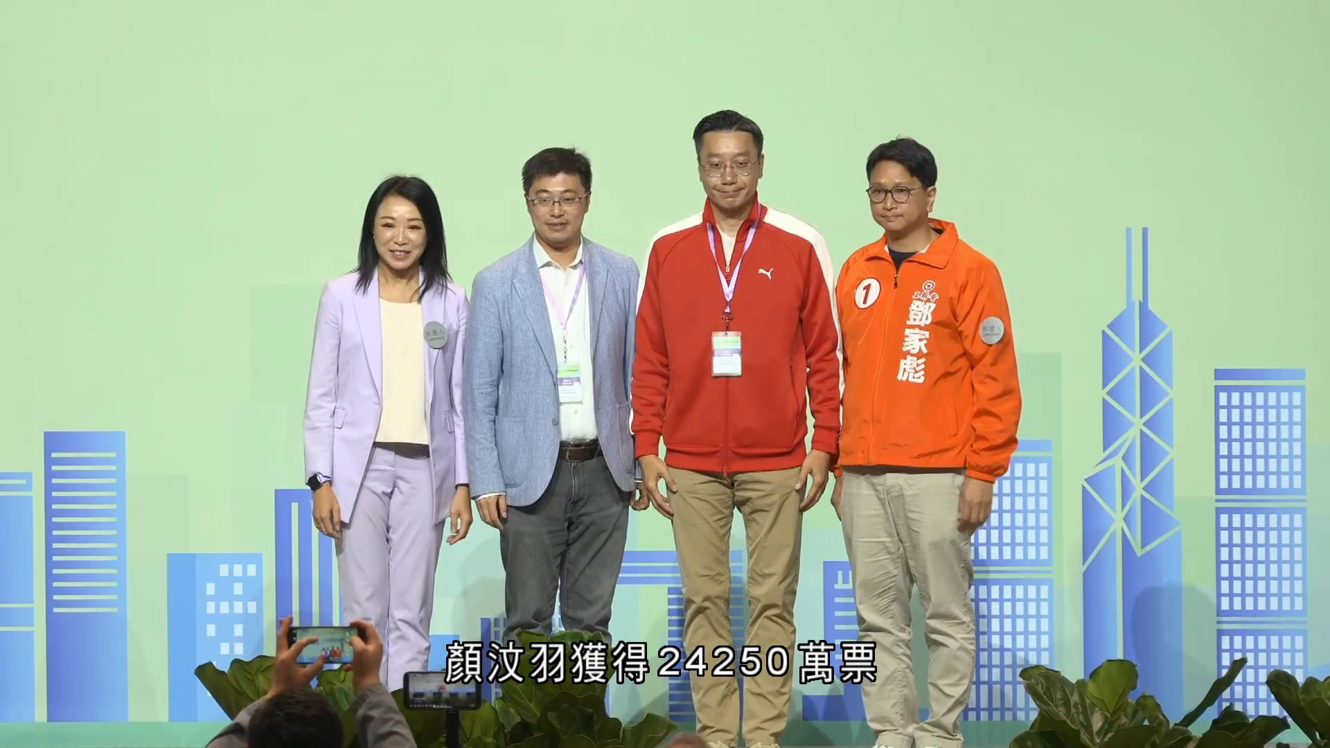 立法會選舉｜九龍東　鄧家彪、張培剛當選