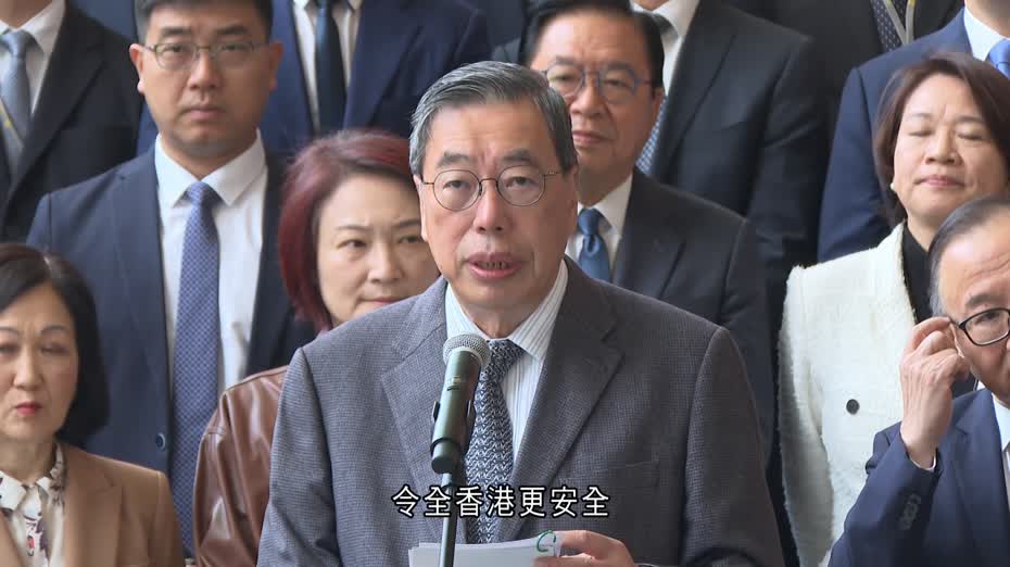 現屆、候任立法會議員一同晤傳媒　梁君彥寄語克難前行、推動大埔火災重建