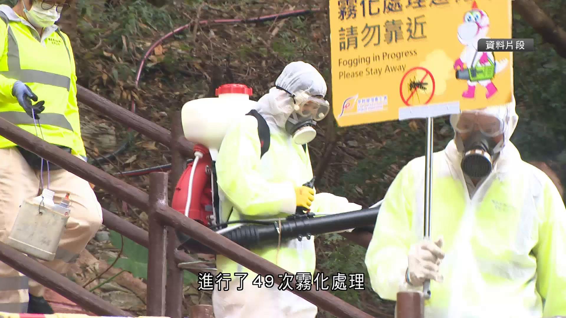 基孔肯雅熱｜食環署續於青衣自然徑滅蚊　正研以無人機等協助