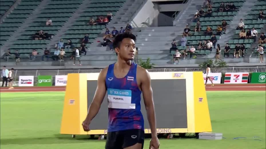 東南亞運動會　泰國飛人邦桑4×100米接力奪今屆第三金