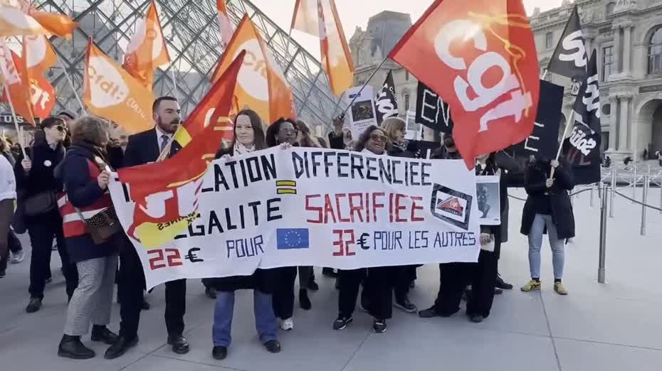 法國羅浮宮因罷工閉館　職員抗議人手不足、工作環境惡化