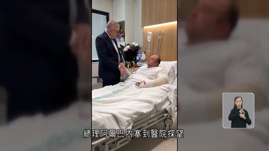 悉尼海灘槍擊案｜阿爾巴內塞探望搶槍市民：澳洲真正英雄　州長支持收緊槍械管制