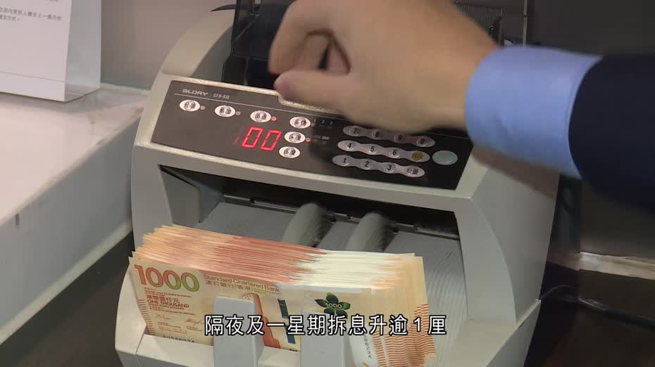 長假期前夕　港元隔夜拆息升至約三個月高位