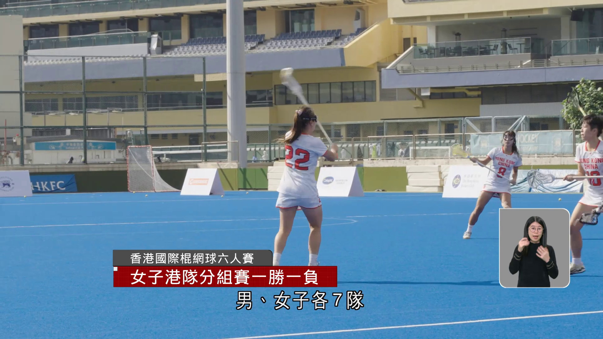 國際棍網球六人賽　女子港隊分組賽一勝一負　