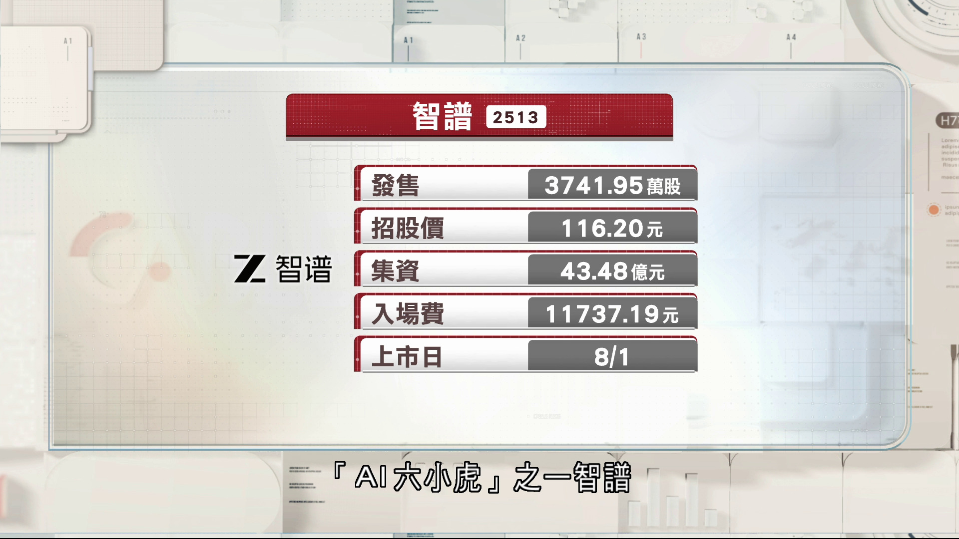 智譜、天數智芯、精鋒醫療首日招股　共集資逾92億元