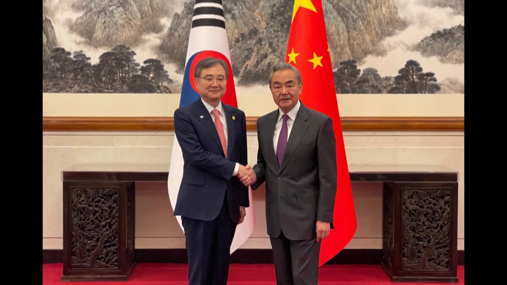 中韓外長通話　王毅：相信韓方恪守一中原則