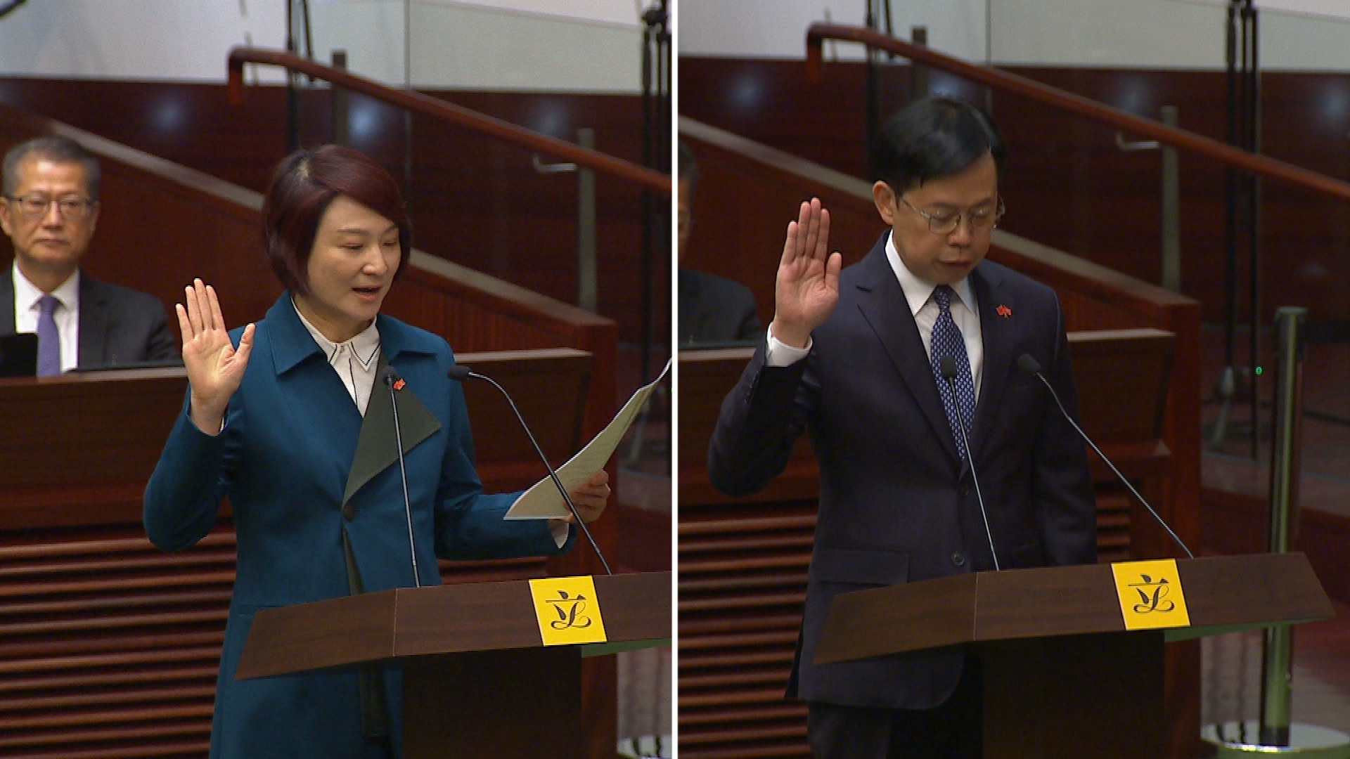 李慧琼、陳振英報名角逐立法會主席　下周四投票