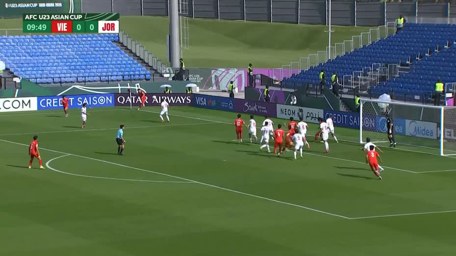 U23亞洲盃　越南2比0約旦