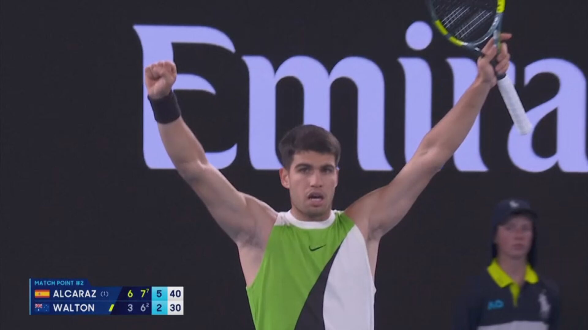 澳網｜艾卡拉斯挫禾頓闖次圈