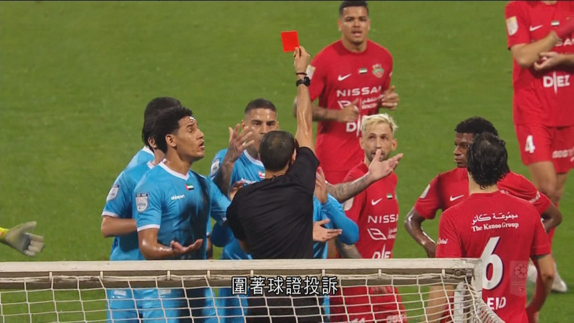 阿聯酋職業足球聯賽　杜拜艾阿里7比0 FC迪巴