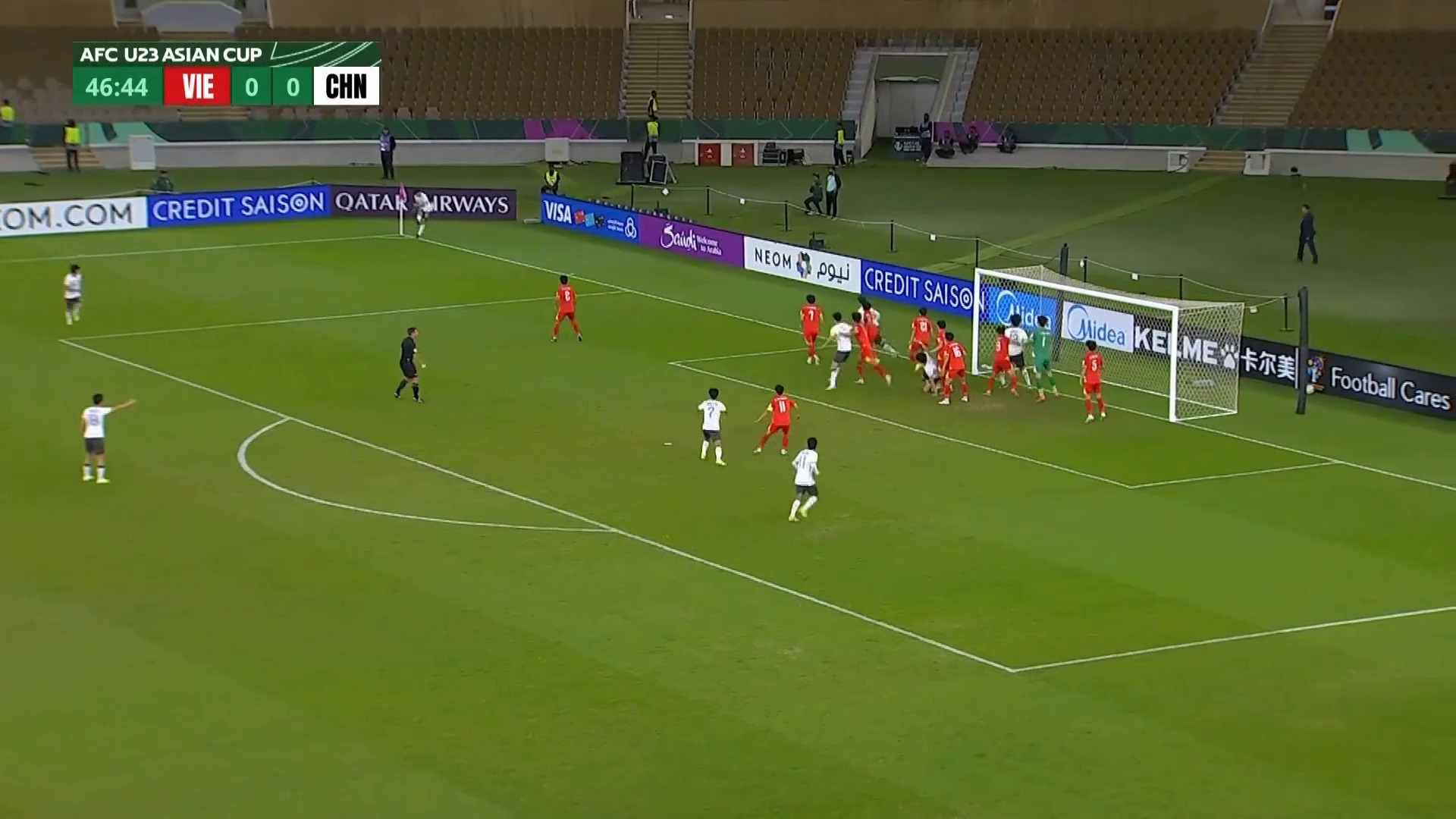 U23亞洲盃　中國3比0擊敗越南　歷史性闖決賽