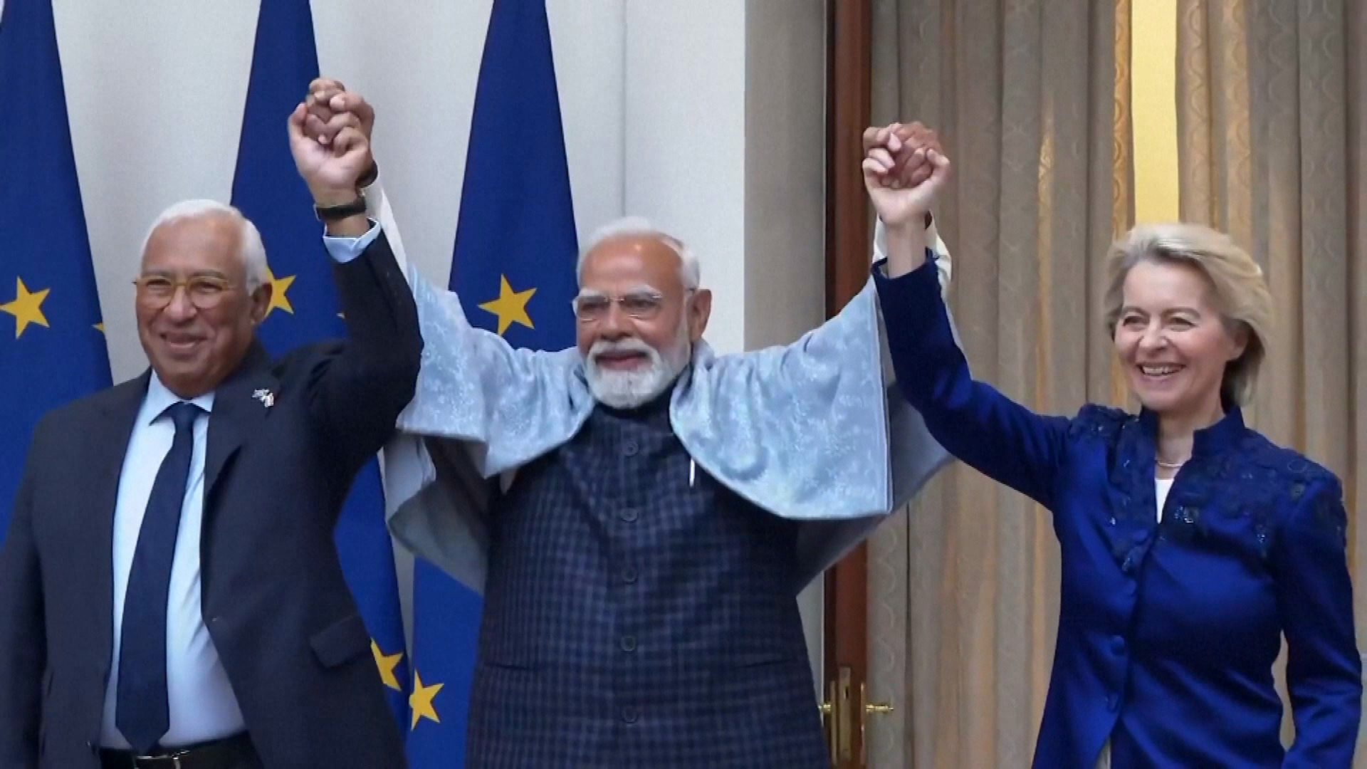 印度和歐盟簽訂自由貿易協議　盼深化兩地經濟和戰略關係