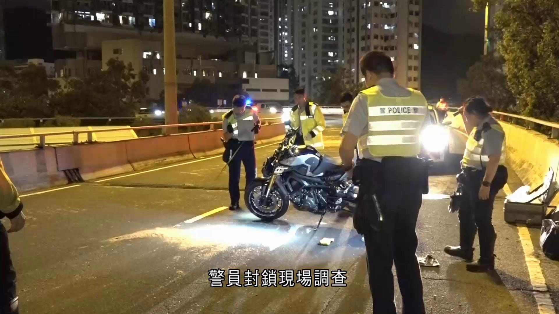 青田交匯處電單車失事墮橋　30歲鐵騎士跌落屯門公路死亡