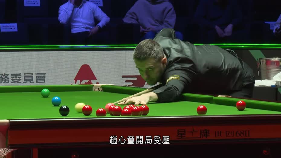 世界桌球大獎賽　趙心童局數5比4反勝沙比　躋身八強