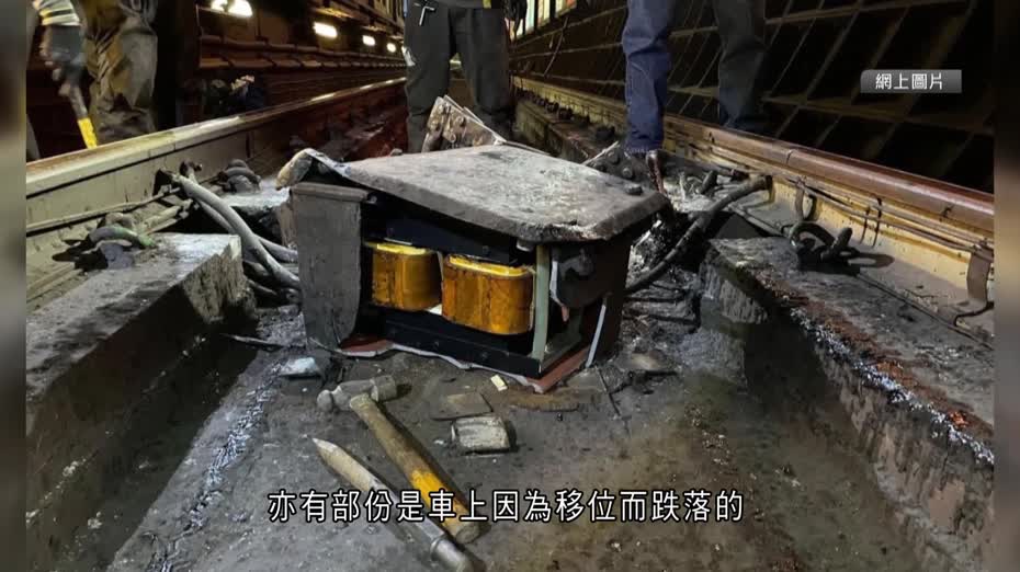 灣仔站事故｜港鐵稱因工程車部件移位　形容事件少見　收車後會再檢查維修
