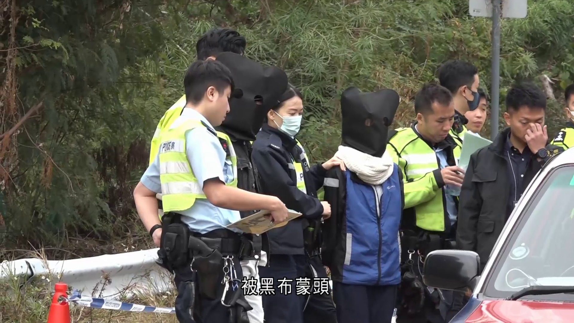 大埔私家車行車證過期避警追截　連環撼3車釀3傷　車上檢懷疑依托咪酯