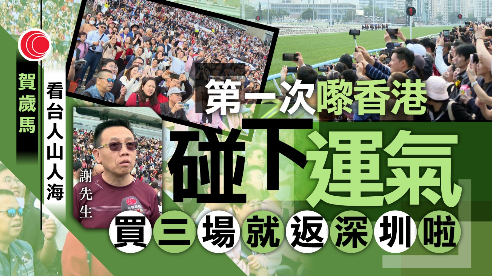 年初三｜賀歲馬沙田馬場開鑼　馬迷盼沾新年運：贏少少返去、下一場繼續買