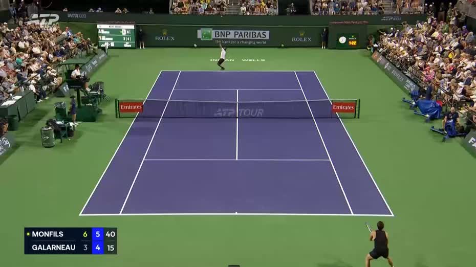 印第安韋爾斯網球賽　蒙菲斯晉身男單次圈