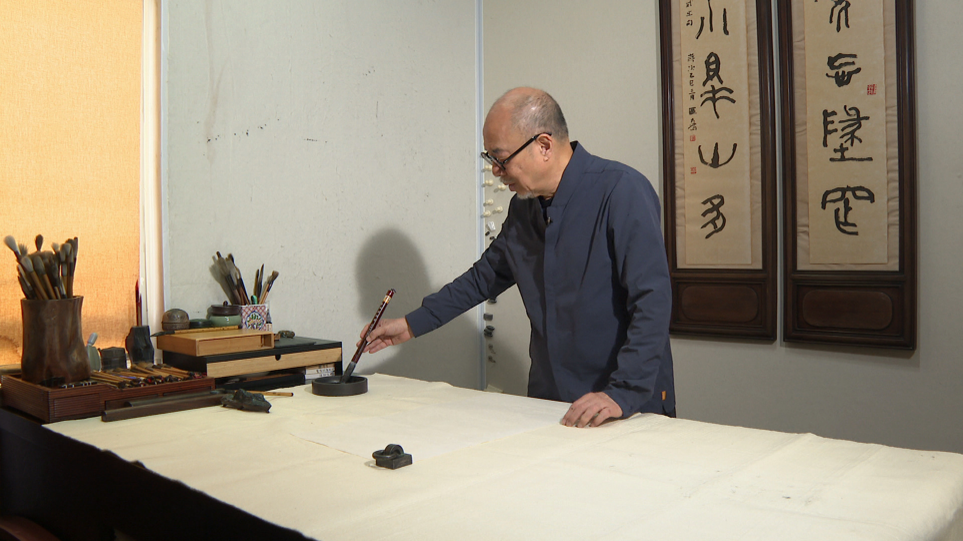 家國天下｜有書法家指可從線條與結構欣賞書法　學書法從臨摹入手