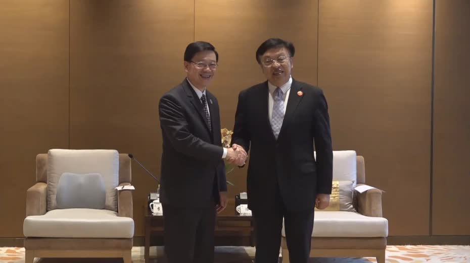 博鰲論壇｜李家超與海南省委書記馮飛會面