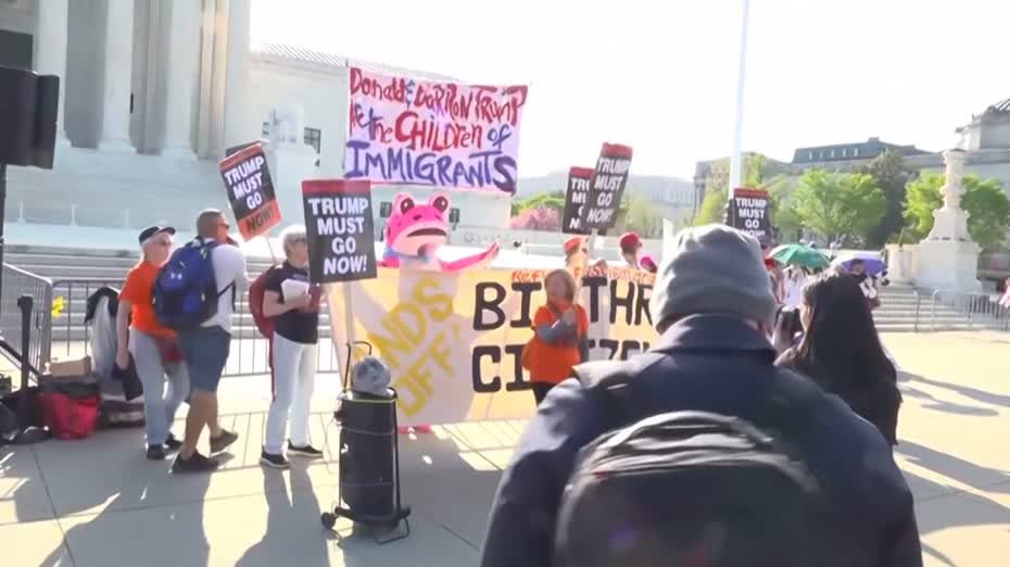 美最高法院審理限制出生公民權案　特朗普在場旁聽　發文批法官未做好工作