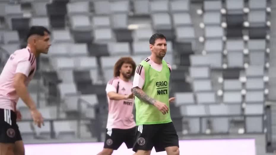 美職｜國際邁阿密首次於新主場訓練