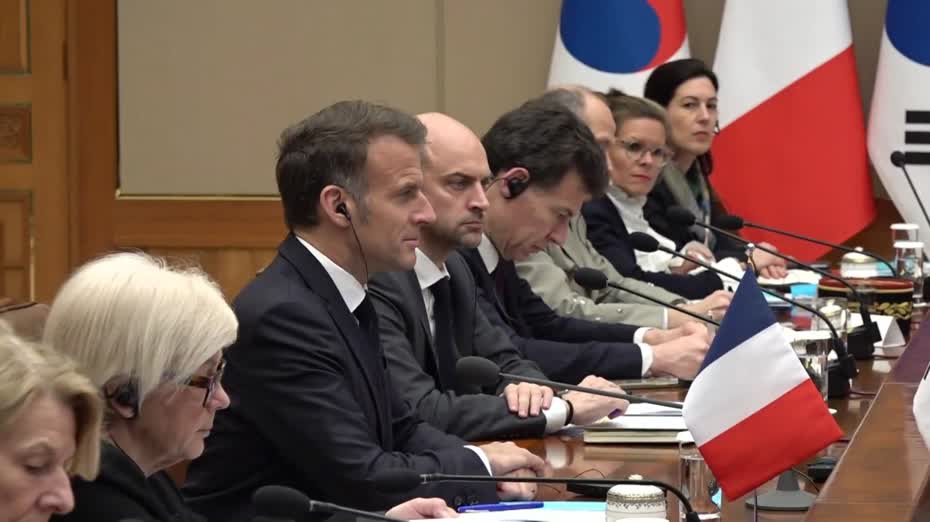 馬克龍訪韓晤李在明會晤　雙方同意合作確保霍爾木茲海峽航運安全