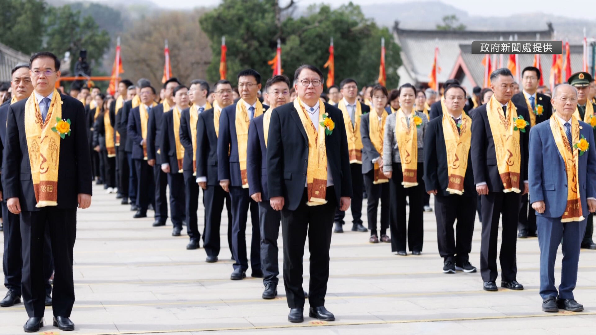 訪陝西參加軒轅黃帝清明公祭　陳國基：冀加強愛國主義教育合作