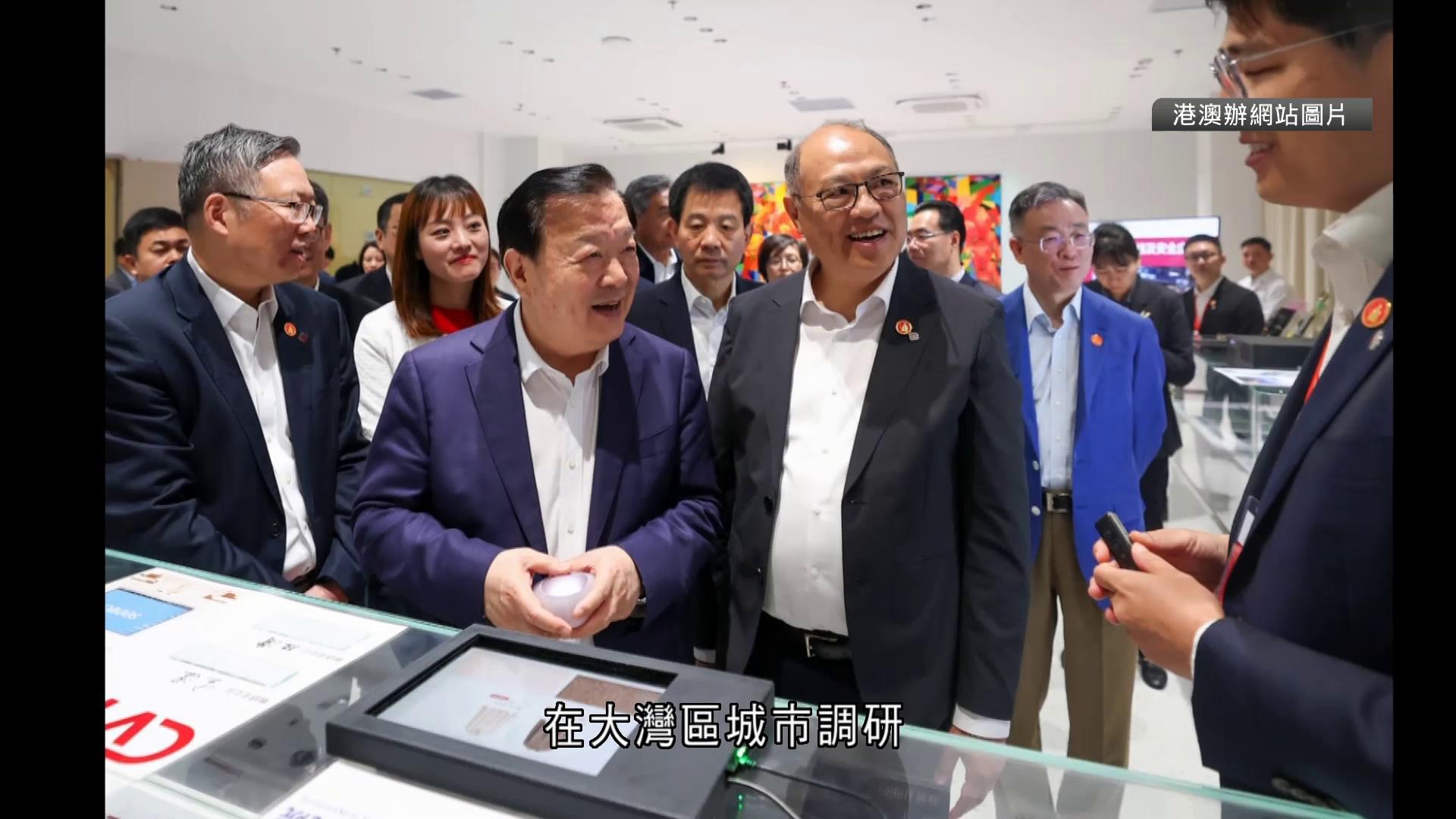 夏寶龍於深圳、東莞、惠州等地調研