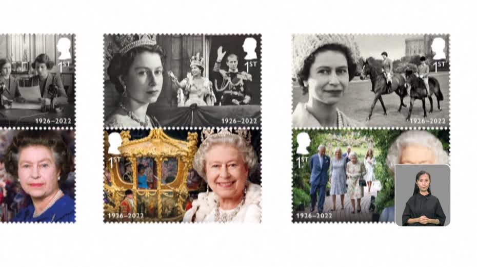 英國郵政發行紀念英女王誕辰100年郵票