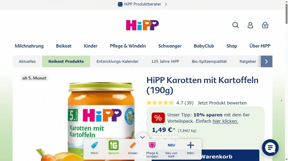 歐洲喜寶HiPP嬰兒食品驗出老鼠藥　多國回收下架產品　正調查是否涉及勒索