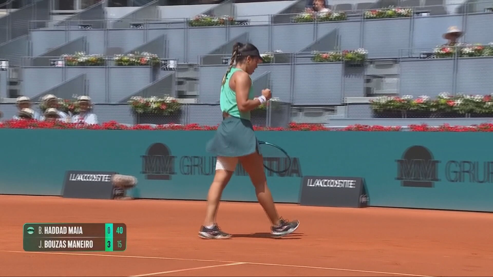 馬德里網球公開賽　文妮露女單晉身次圈