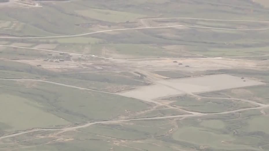 日本陸上自衛隊到坦克爆炸事故現場調查