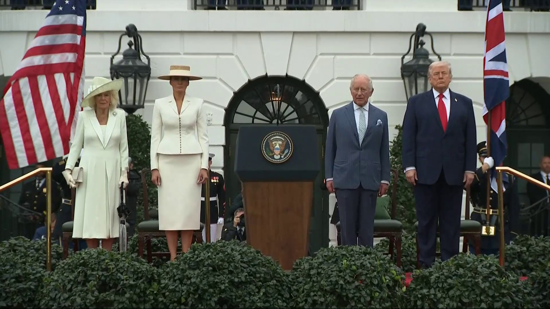 英王查理斯三世抵美展開國事訪問　特朗普白宮設歡迎儀式