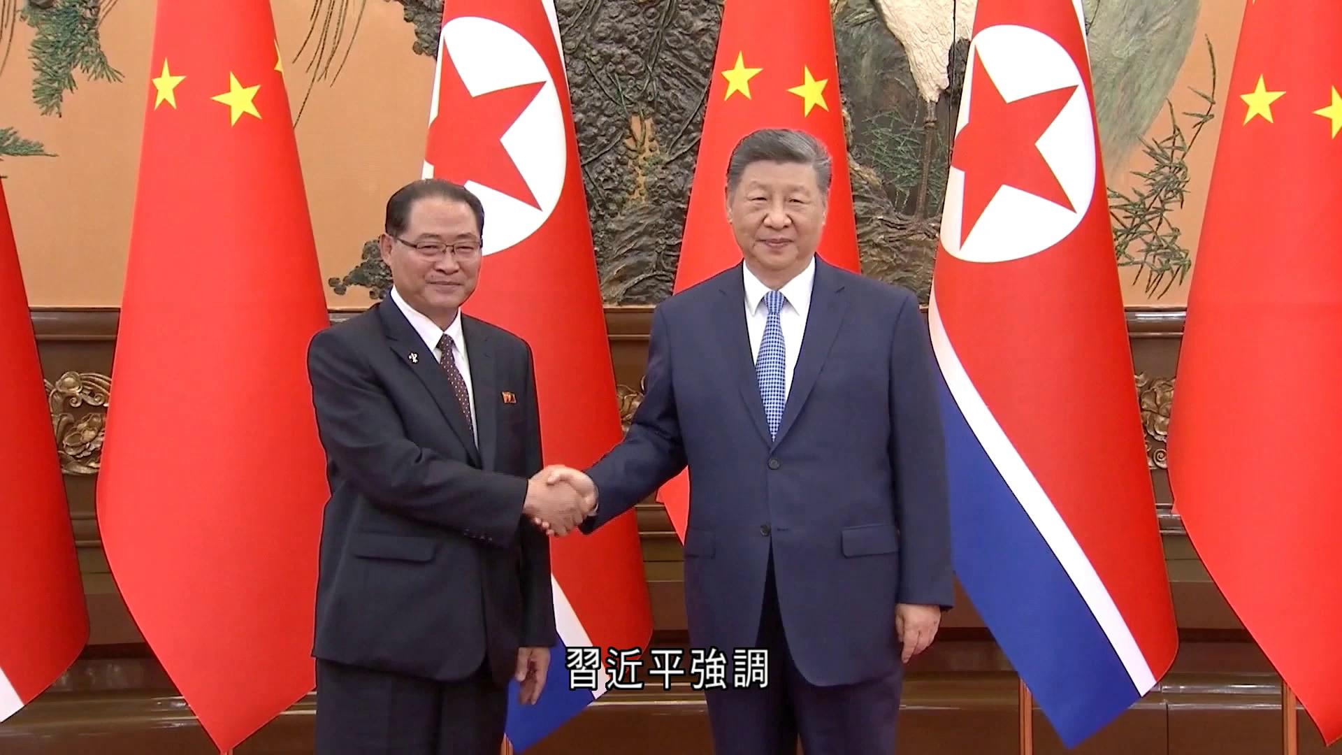 習近平會見北韓內閣總理朴泰成